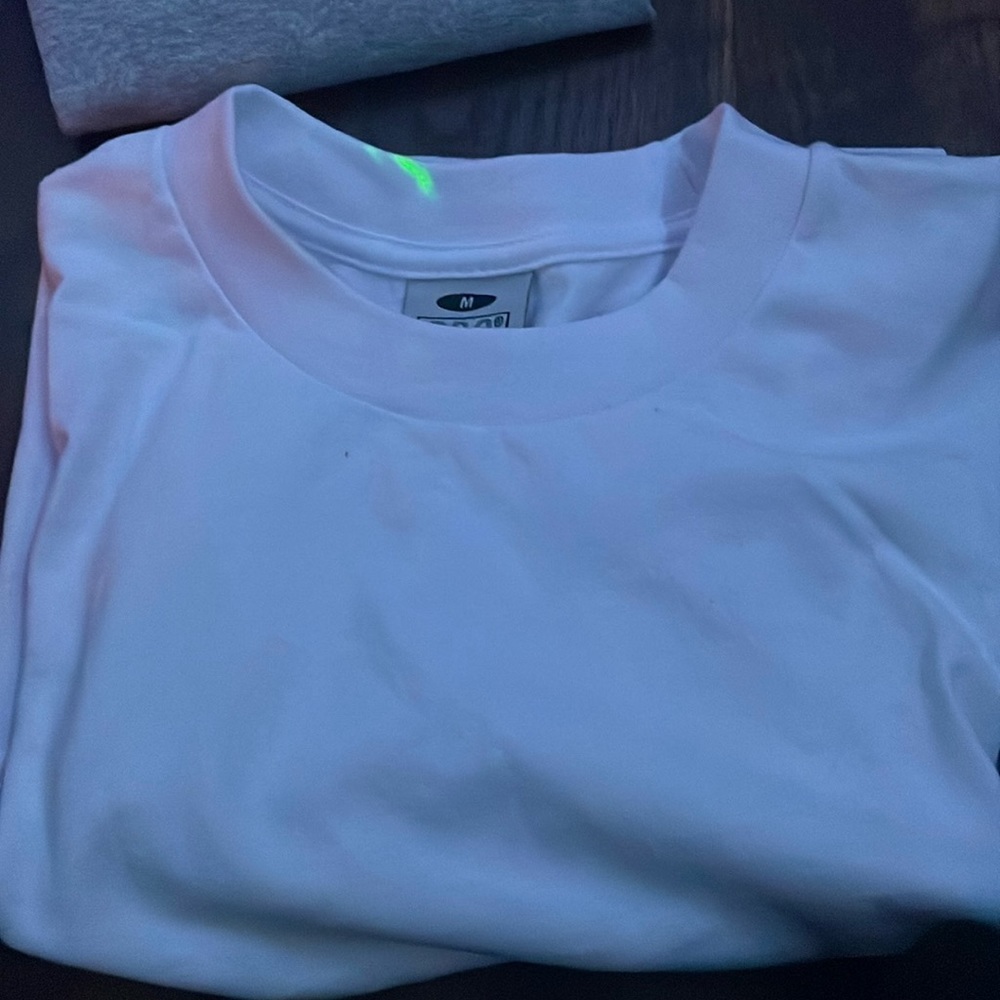 white heavyweight pro club shirt
